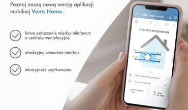 Nowa aplikacja mobilna Vents Home 